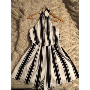 Open back romper
